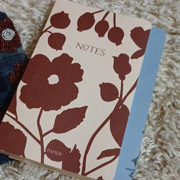 NWT ANTHROPOLOGIE BEADED BAG /NOTE BOOK - Picture 4 of 15